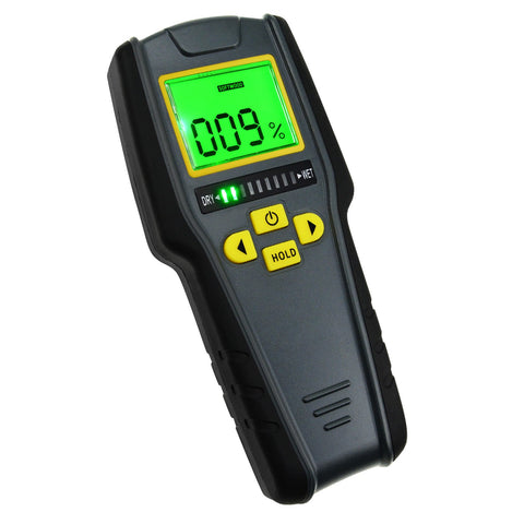 KC-318 Digital Pinless Non-invasive Inductive Moisture Meter Hard Soft Wood Drywall Masonry Scanner