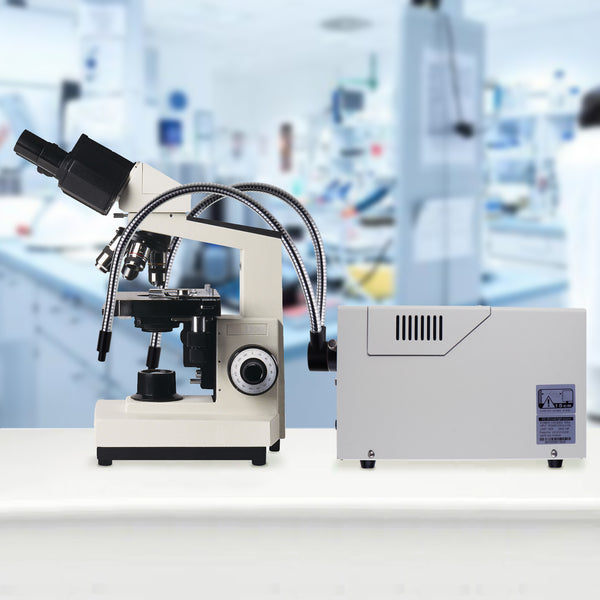 GX-301 Dual Metal Pipe Fiber Optic Halogen Illuminator