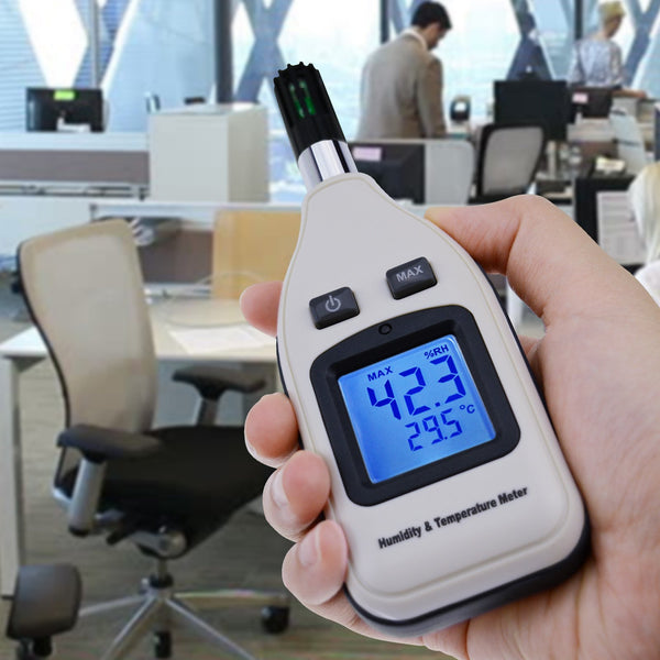 HTM-238 Handheld Digital Humidity & Temperature Meter 0~100% RH/ -30~70°C (-22~158°F) Moisture Thermo Hygrometer