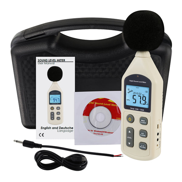 SLM-270 Digital Audio Decibel Meter Sound Level Meter Noise Level Tester