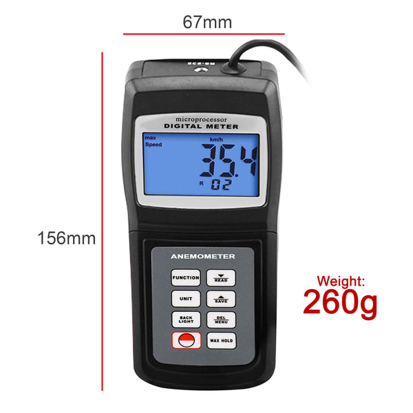 AM-4836V Multi-function Thermo Anemometer with °C & °F