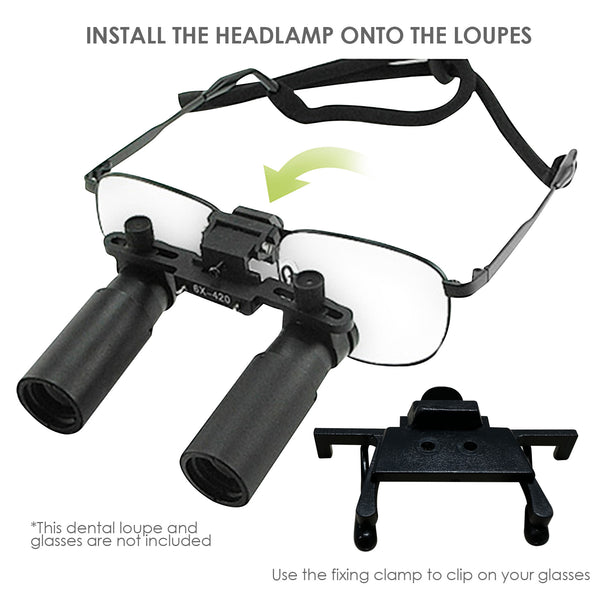 DLH-60 Portable LED Head Light Lamp Medical Loupes