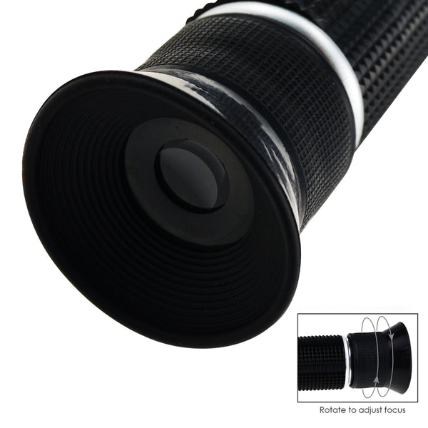 REB-10ATC 0-10% Brix Refractometer with ATC Low-Concentrated Sugar Content Solutions Accuracy 0.1% Maple Sap Cutting Liquid CNC Maple Syrup Makers Tea