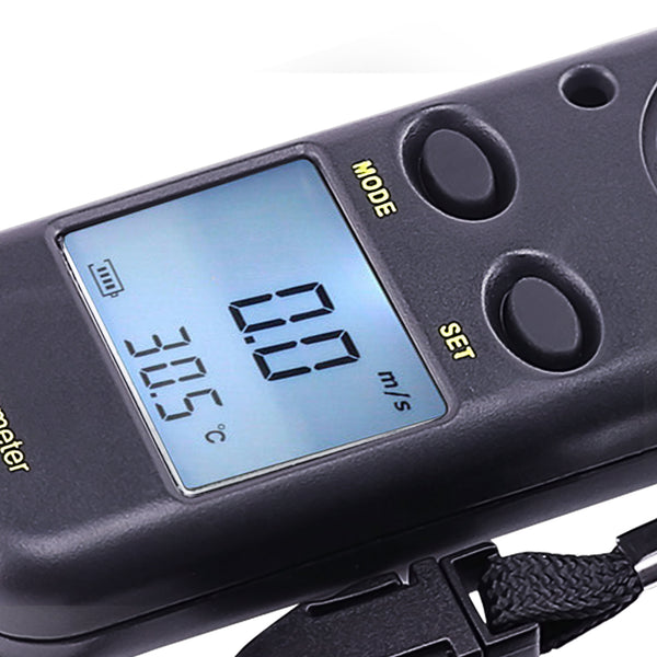 AM-816 Digital Wind Speed Gauge Sports Anemometer Thermometer