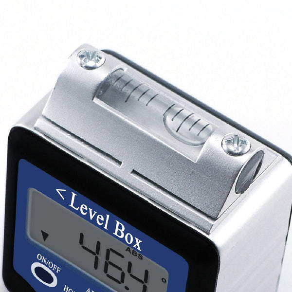 AG-02LB  Digital 360° Bevel Box / Inclinometer w/ Magnets & Spirit Level Angle Finder Large LCD Display