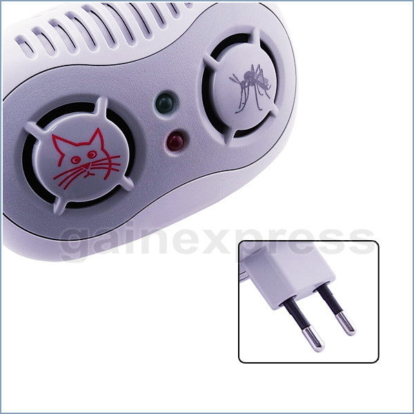 AR-166_220V Electronic Ultrasonic Mouse Mosquito Repeller 50/60Hz