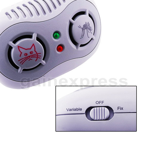 AR-166_110V Electronic Ultrasonic Mouse Mosquito Repeller 50/60Hz