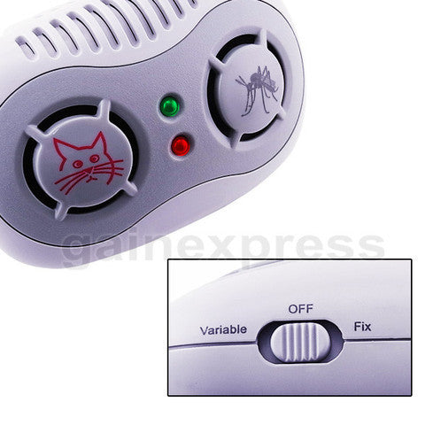 AR-166_220V Electronic Ultrasonic Mouse Mosquito Repeller 50/60Hz