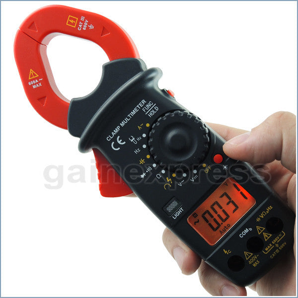 E04-033 Digital Clamp Meter Autorange Phase Sequence Test DC AC Voltage AC Current Diode