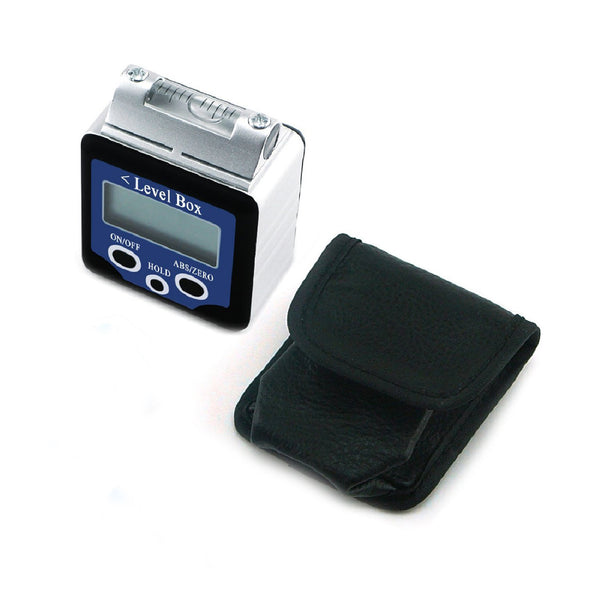 AG-02LB  Digital 360° Bevel Box / Inclinometer w/ Magnets & Spirit Level Angle Finder Large LCD Display