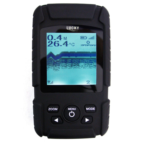 FF-718LI 2in1 Rechargeable Wired 100m Wireless 40m Fish Finder w/ Sensor & Sonar Transducer