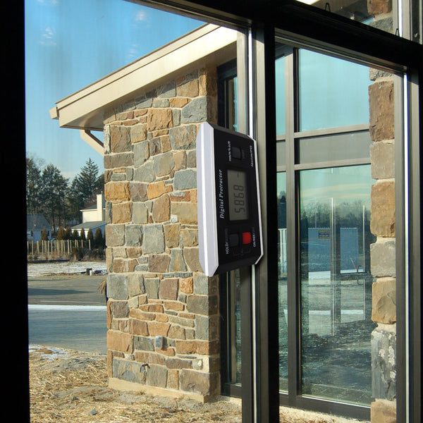 AG-82413B Digital Protractor Angle Finder Level Inclinometer Magnetic V-Groove 0~360 with Backlight IP65