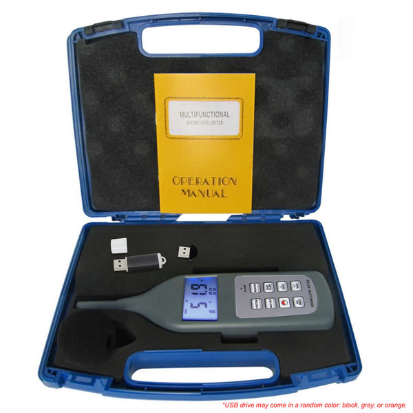 SL-5868P-BT Professional Sound Level Meter 30~130dB CD Software & Bluetooth