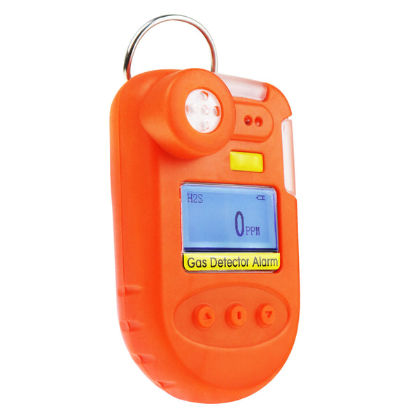 AQM-374 Portable Hydrogen Sulfide (H₂S) Gas Detector 1500 Record Alarm Events with Audible, Visual, Vibration Alarm Function