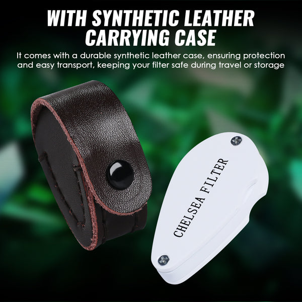 CLMG-7301 Chelsea Filter Mini Gemstone Tool 21mm Lens Diameter with Glass Filter Foldable Design Heavy Duty