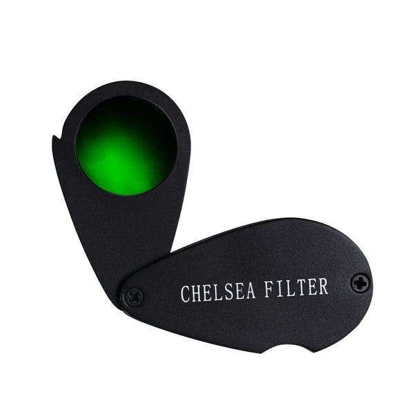 CLMG-7301 Chelsea Filter Mini Gemstone Tool 21mm Lens Diameter with Glass Filter Foldable Design Heavy Duty