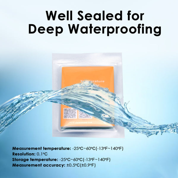 DLG-477 CE Approved IP67 Waterproof 4000 Sets Data NFC Temperature Datalogger Wireless Data Logger Temperature Recorder for Cold Chain