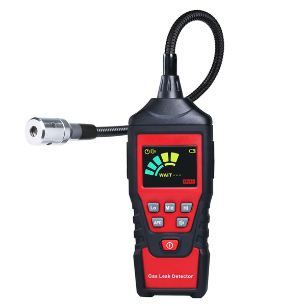 LKD-425 Gas Leak Detector Combustible Gas Test Analyzer Portable Natural Gas Sniffer for Flammable Natural Gas Acetone Propane Benzene Ethanol Gasoline Methane etc 0~9999PPM Measurement Range