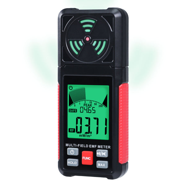 EMF-423 Professional EMF Meter Tester Electromagnetic Field Radiation Detector EF, Radio Frequency (RF), Magnetic Field (MF) Detection for Home, Office, School, Hospitals, etc. EMF Inspections