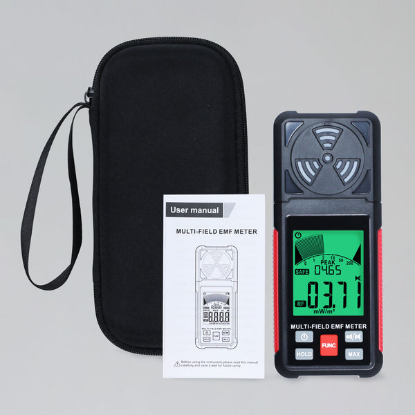 EMF-423 Professional EMF Meter Tester Electromagnetic Field Radiation Detector EF, Radio Frequency (RF), Magnetic Field (MF) Detection for Home, Office, School, Hospitals, etc. EMF Inspections