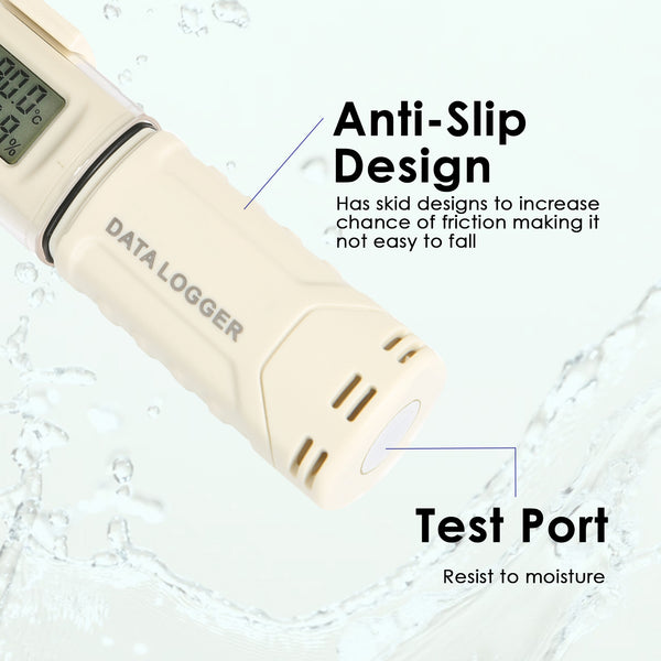 GM1365 Pentype USB Flash Disk Thermometer with Data Recorder Digital Temperature and Humidity Datalogger for Research
