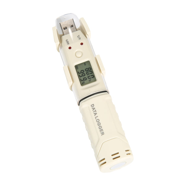 GM1365 Pentype USB Flash Disk Thermometer with Data Recorder Digital Temperature and Humidity Datalogger for Research