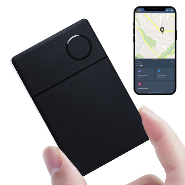 IWF-405 Wallet Finder Bluetooth Lost Item Locator Smart Luggage Tags iOS Compatible Thin Tracker Works with Apple Find My App Anti-loss Device Waterproof Locator Phone Finder