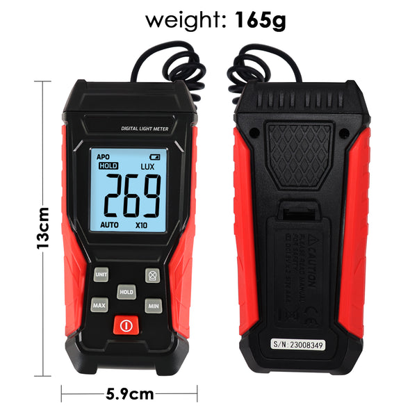 LUX-331 Digital Light / Lux Meter LUX Footcandle FC Illuminance Tester 200000Lux / 20000Fc