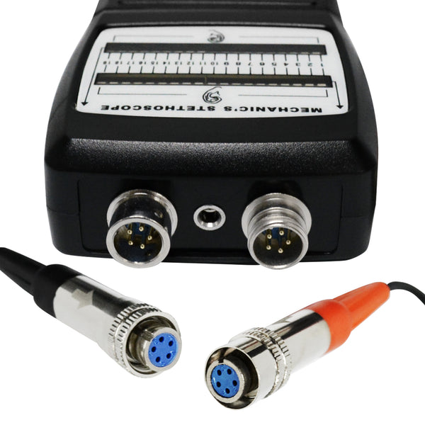 MS-120 Landtek Digital Mechanic's Engine Stethoscope with Headphone & 2 Separate Sensor Probe 10~10K Hz