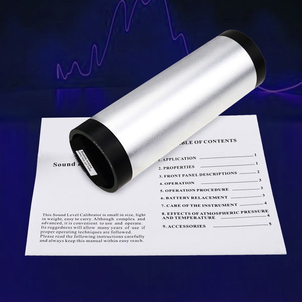 ND-9 Sound Level Meter Calibrator 94db & 114db ±0.3db IEC942