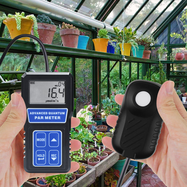 PAR-380 Quantum PAR Meter Photo Synthetically Active Radiation PPFD Tester for Plant Lighting Horticulture, Research Study of Indoor and Outdoor Plants