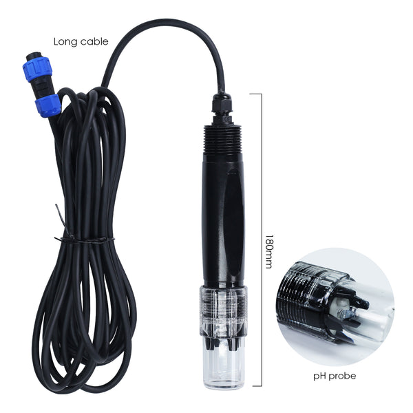 PHC-402 Dual Relay Digital pH Controller with Temperature Compensation UP and DOWN Adjustable Dosing for Aquarium, Hydroponics System and Indoor Plant Grow
