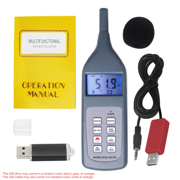 SL-5868P-CD Sound Level Meter with RS-232C Software CD