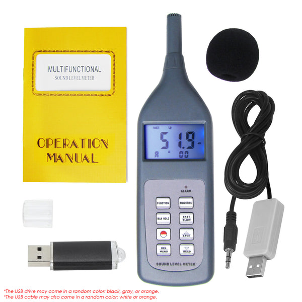 SL-5868P-CD Sound Level Meter with RS-232C Software CD