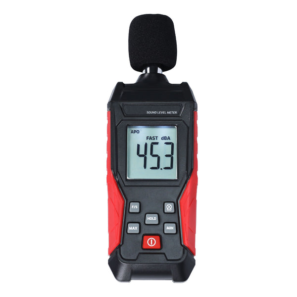 SLM-417 Digital Sound Level Meter 30~130dB Decibel Tester SPL Monitoring Audio Level Meter for Noise Monitoring in the School, Offices, Traffic, Factory, Home, etc.