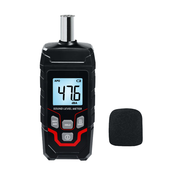 SLM-547 Sound Level Meter 30~130dB Decibel Meter Sound Noise Detector 0.1dB Resolution, High Precision SPL Tester Backlit LCD