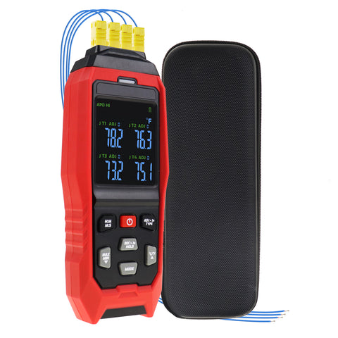 THE-315_2P Digital Thermocouple Temperature K Type Thermometer with 4 –  Gain Express Wholesale Deals