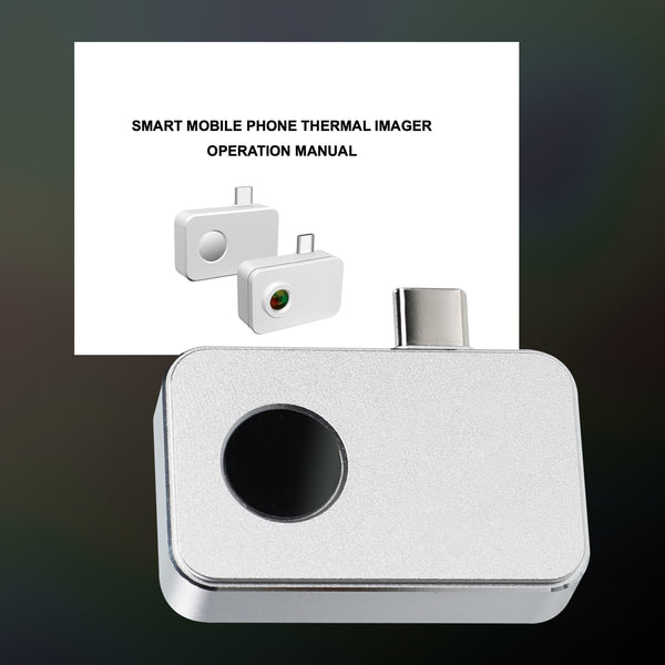 THE-494 Mobile Infrared Thermal Imager - Smart Thermal Imaging & Temperature Measurement Android Type C Mobile Phone Photo Video Capture Camera Thermometer