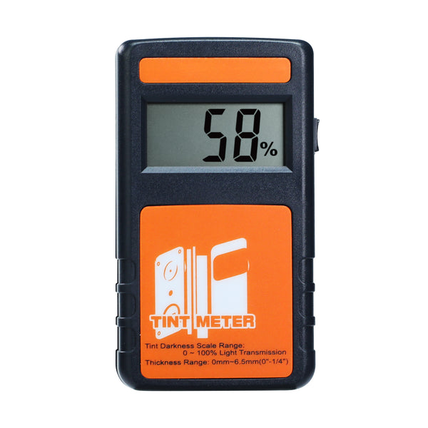 TM-214 Digital Window Tint Meter 100% Visual Light Transmission 4000 Continuous Measurement 6.5mm Thickness Portable Device for Car Window Vehicle Curtains