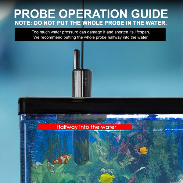 WQM-525 WiFi Smart pH Meter 8-in-1, Multi-Parameter Water Quality Tester for pH/TDS/EC/Salinity/ORP/Temp for Aquarium, Hydroponics, Pool