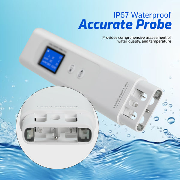 WQM-546 Multi-Parameter Water Quality Tester – UV Absorbance for COD/TOC/UV275, EC/TDS/Salinity/GH/S.G./Temp, Intelligent 4-Color Score, Auto Temp Compensation – for Tap, Purified, Ground, Seawater & Aquaculture