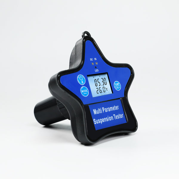 WQM-560 Floating Water Quality Tester 9-in-1 pH ORP Chlorine EC CF TDS Salt S.G. Temp, Smart Tuya App Compatible with iOS & Android, 24/7 Auto Water Monitoring for Aquariums, Pools, Hot Tubs, Spas & Hydroponics