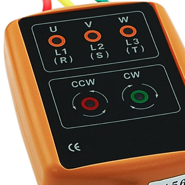 SM-852B 3 Phase Sequence Rotation Indicator Tester Checker