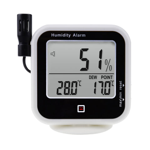 E04-019 Digital Thermo-Hygrometer Thermometer Measure Dew Point & Relative Humidity RH