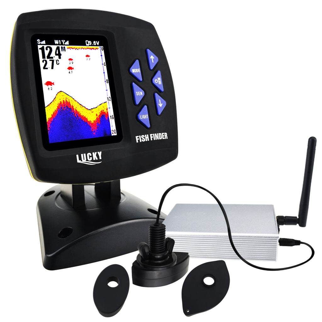 FF-918_CWLS LUCKY Color Display Boat Fish Finder Wireless Remote