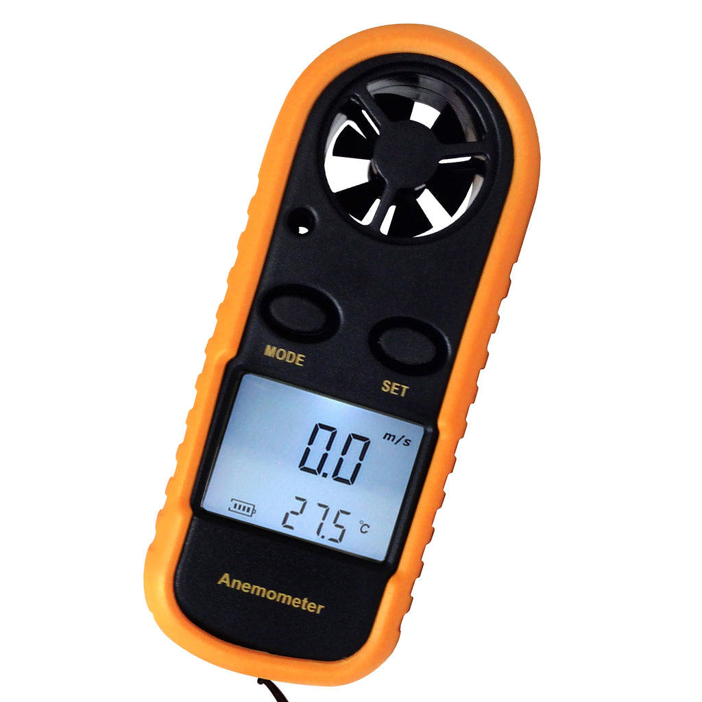 AM-816 Digital Wind Speed Gauge Sports Anemometer Thermometer