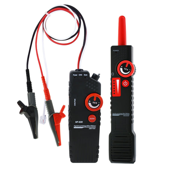 NF-820 Underground Cable Tracker Detector AC 220~400V High Low Voltage, Anti-jamming, Wire Locator