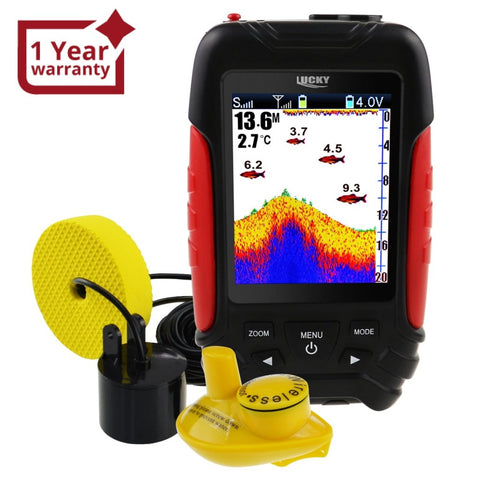 FF-168LIC LUCKY 2-in-1 Wired / Wireless Fish Finder Detector 100m / 45m Depth Range