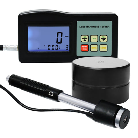 HM-6560 Leeb Hardness Meter Tester 200-900 HLD Metals Durometer D Type Impact Measurement Gauge