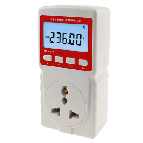 PCM-283 Digital Power Meter Electricity Usage Monitor Watt Voltage Tester